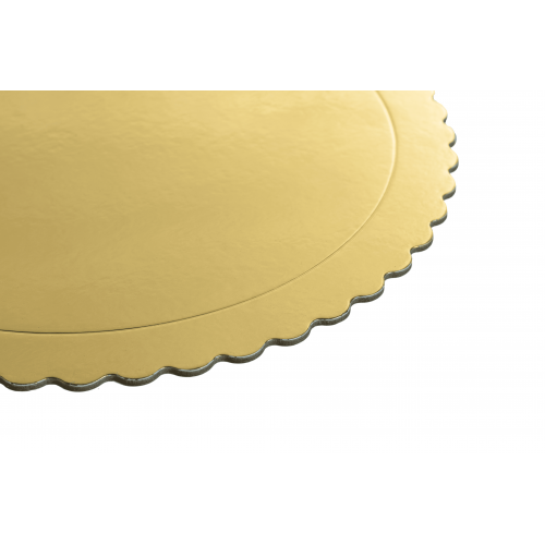 Cake Board Gold 30 Ø x 3mm