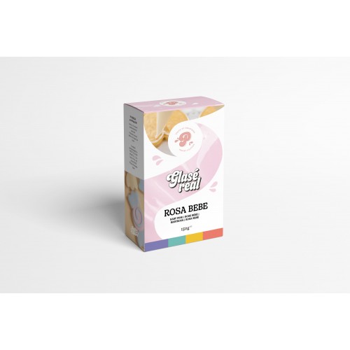 Glasé Real Rosa bebe 150g - Pastry Colours