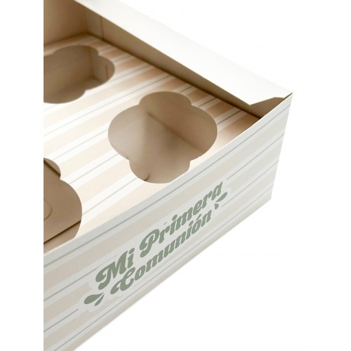 Box 6 Cupcakes "Kommunionkind" Pastry Colours