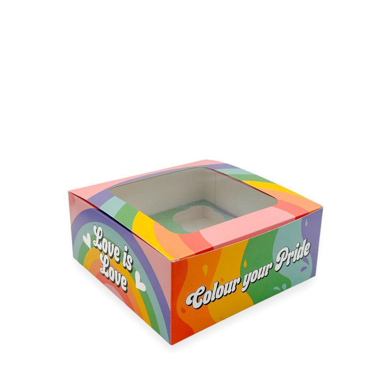 Caja 4 Cupcakes  " Día del Orgullo " Pastry Colours