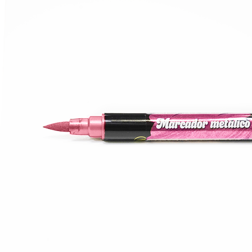Metallic Pink Double Point Markerr - Pastry Colours