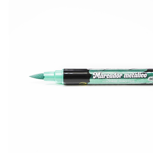 Turquoise Metallic Marker Double Point - Pastry Colours
