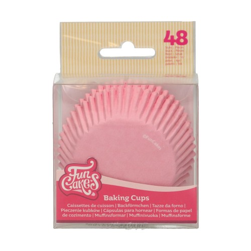 Baking Cups Light Pink 48u